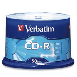 Disco CD-R VERBATIMCD-R, 700 MB, 50, 52x, 80 min