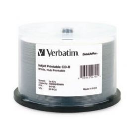 Disco CD-R VERBATIM 94755CD-R, 700 MB, 50, 52x, 80 min