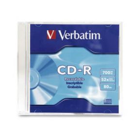 Disco CD-R VERBATIMCD-R, 700 MB, 52x, 80 min