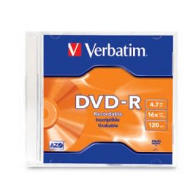 Disco DVD-R VERBATIM 95093DVD-R, 1, 120 min