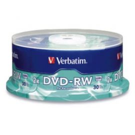 Disco DVD-R VERBATIMDVD-RW, 30, 120 min