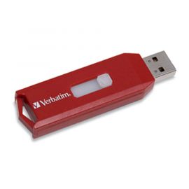 Memoria Usb 2.0 16Gb Retractil Store N Go Rojo Verbatim
