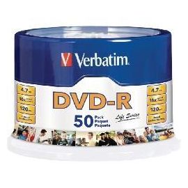 Disco DVD-R VERBATIMDVD-R, 50, 120 min