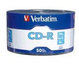 Disco CD-R VERBATIM 97488CD-R, 700 MB, 50, 52x, 80 min