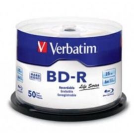 Disco BD-R VERBATIM BD-RBD-R, 25 GB, 50, 6x, 130 min