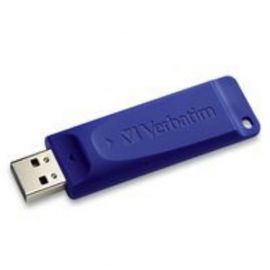 Memoria Usb 2.0 128Gb Retractil Azul 5Yr Verbatim