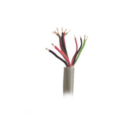 Bobina de cable de 500 metros de color gris para Sistemas de Alarmas de Intrusión y Control de Acceso. ( 5 pares calibre 22) ( 1 par calibre 18 )