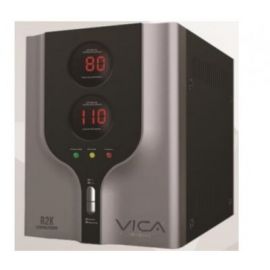 Regualdor Automático de Voltaje para Linea Blanca 2500Va/1500Watts 4 Contactos Pantalla LCD Indicador Led