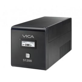 No-Break VICA S12001200 VA, 600 W, Negro, Hogar y Oficina