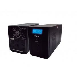 No-Break VICA S30003000 VA, 1800 W, Negro