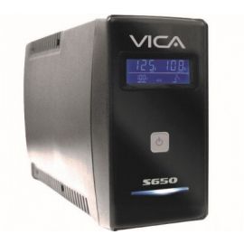 No-Break VICA S650 - 650 VA, 360 W, Negro, Hogar y Oficina