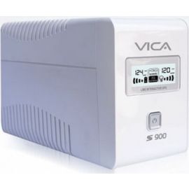 No-Break VICA S900900 VA, 500 W, Color blanco, Hogar y Oficina