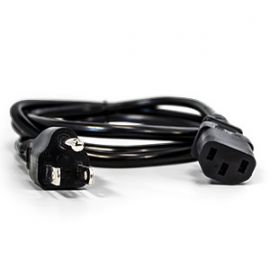 Vorago Cable Poder Cab-122 1.5 Mts - Para Computadora De Escritorio, Monitor - Iec 60320 C13 / Nema 5-15P - Negro