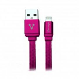 Vorago Cable Cab-119 Rosa Usb-Apple Lightning 1 Metro Rosa - Extremo Prinicpal: 1 X Tipo A Macho Usb - Extremo Secundario: 1 X Iluminación Macho Conector Propio Original - Rosa