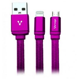 Cable Lightning VORAGO CAB-209Rosa, Apple, Cable Lightning