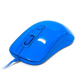 Vorago Mouse Mo-102 Azul Optico Alambrico 1000 Dpi'S Usb - Cable - 1600 Dpi - Rueda De Desplazamiento