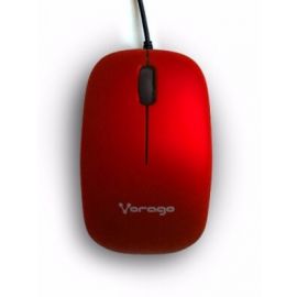 Mouse VORAGO MO-206Rojo, Alámbrico, 2400 DPI