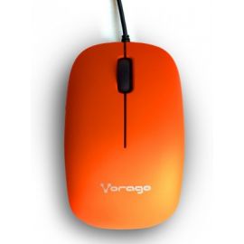 Mouse VORAGO MO-206Naranja, Alámbrico, 2400 DPI