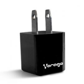 Cargador Para Pared Vorago Au-105 Negro Con 1 Puerto Usb Blister