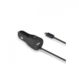 Vorago Cargador Au-303 Cable Micro Usb 2.4A Usb 1.0A Negro - Usb - Para Dispositivo Usb, Dispositivos Micro Usb, Tablet Pc, Smartphone - 12V Dc, 24V Dc Entrada - 5V Dc/2.40A Salida