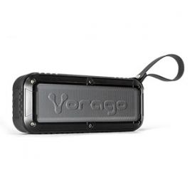 Vorago Bocinas Bsp-500 V2 Bluetooth Manos Libres Contra Polvo Y Agua Negra - 180Hz A 20Khz - Batería Recargable