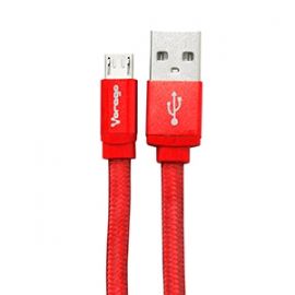 Cable Usb Vorago Cab-113 Usb 2 A Micro Usb 1Metro Bolsa Rojo