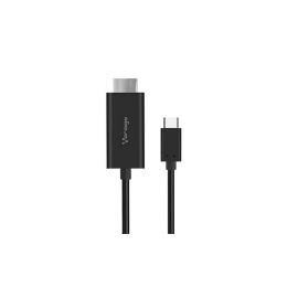 Adaptador USB Tipo C A HDMI VORAGO 1.8m 4k, USB C, HDMI, Negro