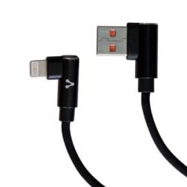 Cable USB a Lightning VORAGO CAB-306 - USB, Lightning, 1 m, Negro