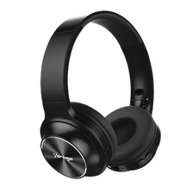 Diadema Vorago Hpb-200 Bluetoot H Fm/Msd Plegable Negro