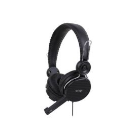 Audífono VORAGODiadema, Negro, Alámbrico, 2, 2 m, 3, 5 mm