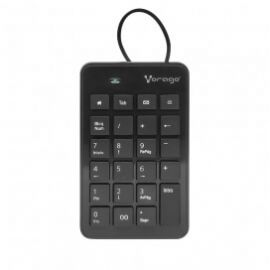 Vorago KB-106 teclado numérico Computadora portátil USB Negro