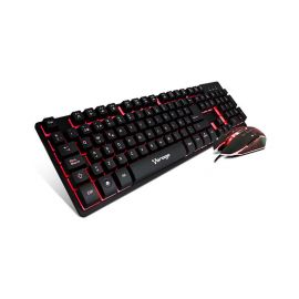 Kit de Teclado y Mouse Gaming VORAGO KM-500USB, Alámbrico