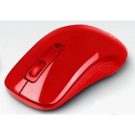 Mouse VORAGO MO-102Rojo, 3 botones, USB, Óptico, 1000/1600 DPI