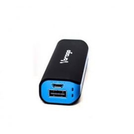 Power Bank VORAGO PB-150, Negro, Azul, 2200 mAh