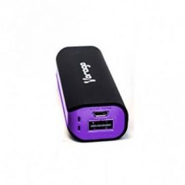 Power Bank Vorago Pb-150 2200 Mah Negro/Morado Bolsa