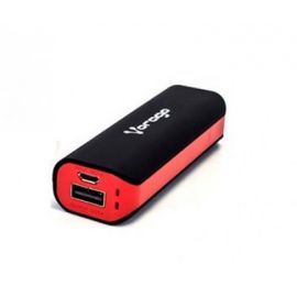 Power Bank VORAGO PB-150 - Negro, Rojo, 2200 mAh