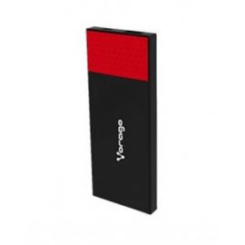 Power Bank VORAGO PB-200 - Negro, Rojo, 3800 mAh