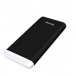 Vorago Power Bank Pb-400 10000 Mah Negro 2 Entradas Usb Lampara Led - Para Dispositivo Usb, Tablet Pc, Smartphone - 10000Mah - 2.10A - 5V Dc Salida - 5V Dc Entrada - 2 X - Negro