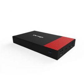 Power Bank 27000 mAh VORAGO PB-600-BK, Negro, Universal, 27000 mAh, 5 V