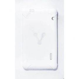 Funda VORAGO7 pulgadas, Protectora, Color blanco, Poliuretano, Universal