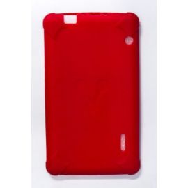 Funda VORAGO7 pulgadas, Protectora, Rojo, Poliuretano, Universal