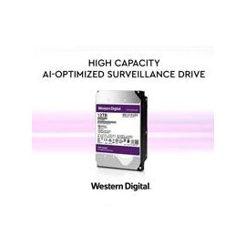DD Interno Wd Purple 3.5 12Tb Sata3 6Gb/S 256Mb 24X7 para DVR y NVR de 1-16 Bahías y 1-64 Cámaras