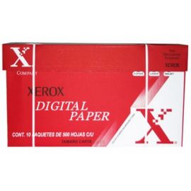 Papel Rojo Carta 003M02000 XEROXPapel Bond Blanco Carta, Impresión Láser, Color blanco