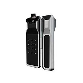 Cerradura Biométrica ZK, para Puertas de Vidrio, 100 Usuarios, 8 Contraseñas, Ancho de Puerta Soportado de 8 a 13 mm