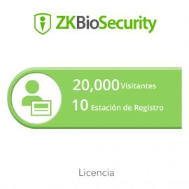 Licencia para ZKBiosecurity permite la gestion de 20 mil visitantes y 10 estaciones de registro